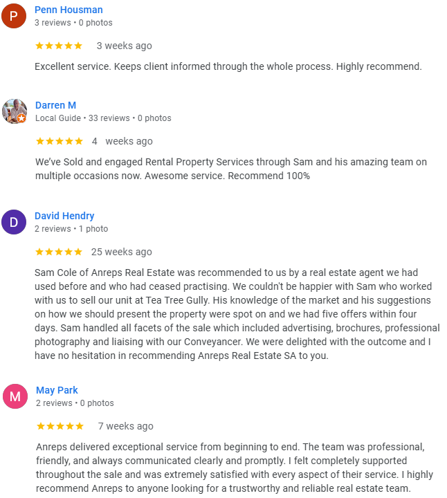 Anreps Google reviews